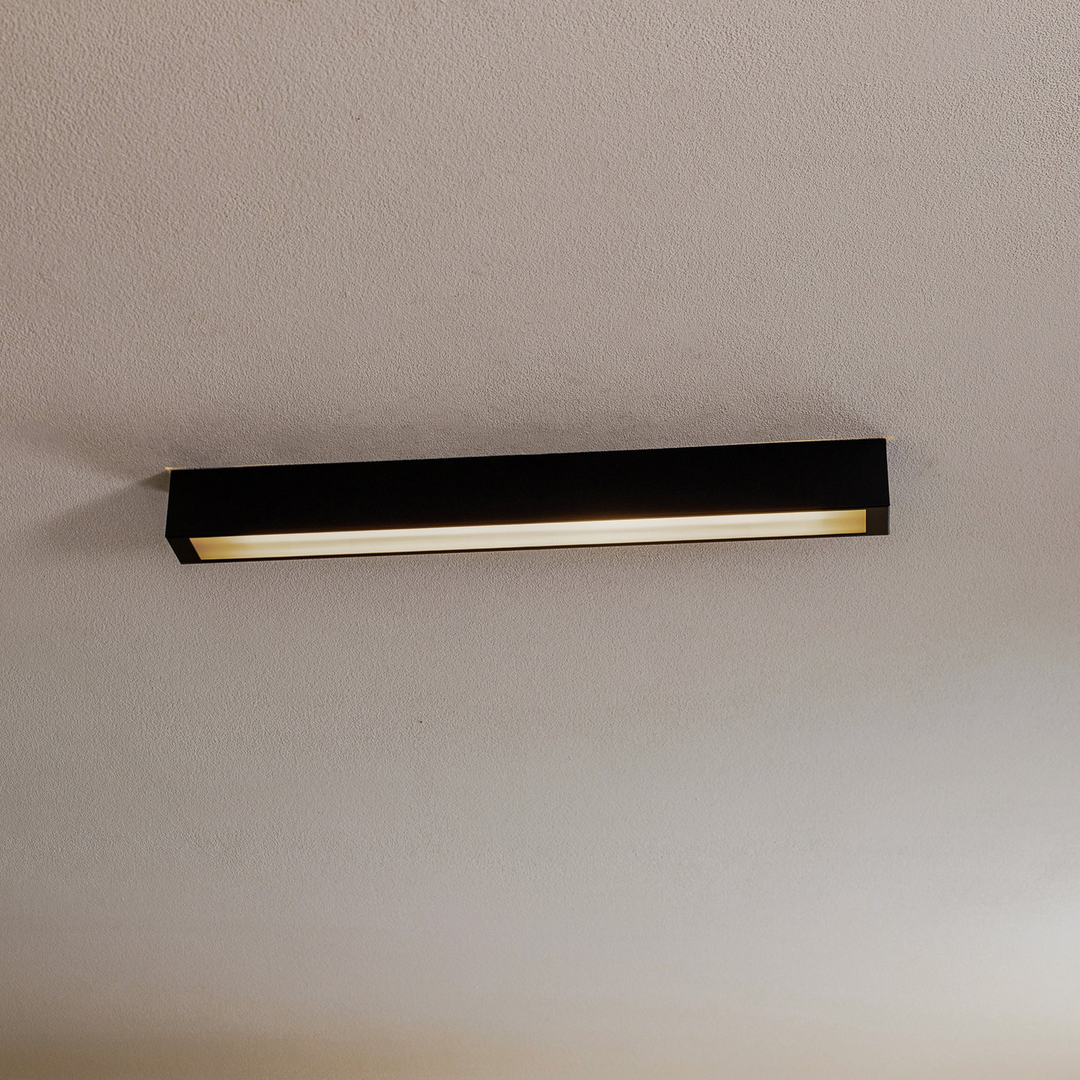 Deckenlampe Straight Deckenleuchte Lampe Leuchte Küchenlampe Schwarz 62 Cm Stahl B-Ware - 5903139759793