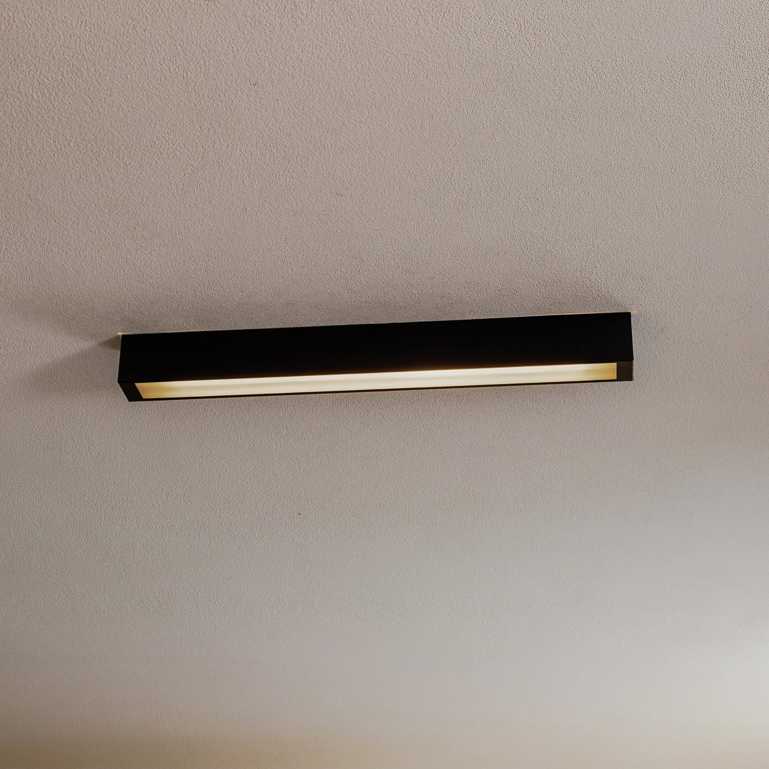 Deckenlampe Straight Deckenleuchte Lampe Leuchte Küchenlampe Schwarz 62 Cm Stahl B-Ware - 5903139759793