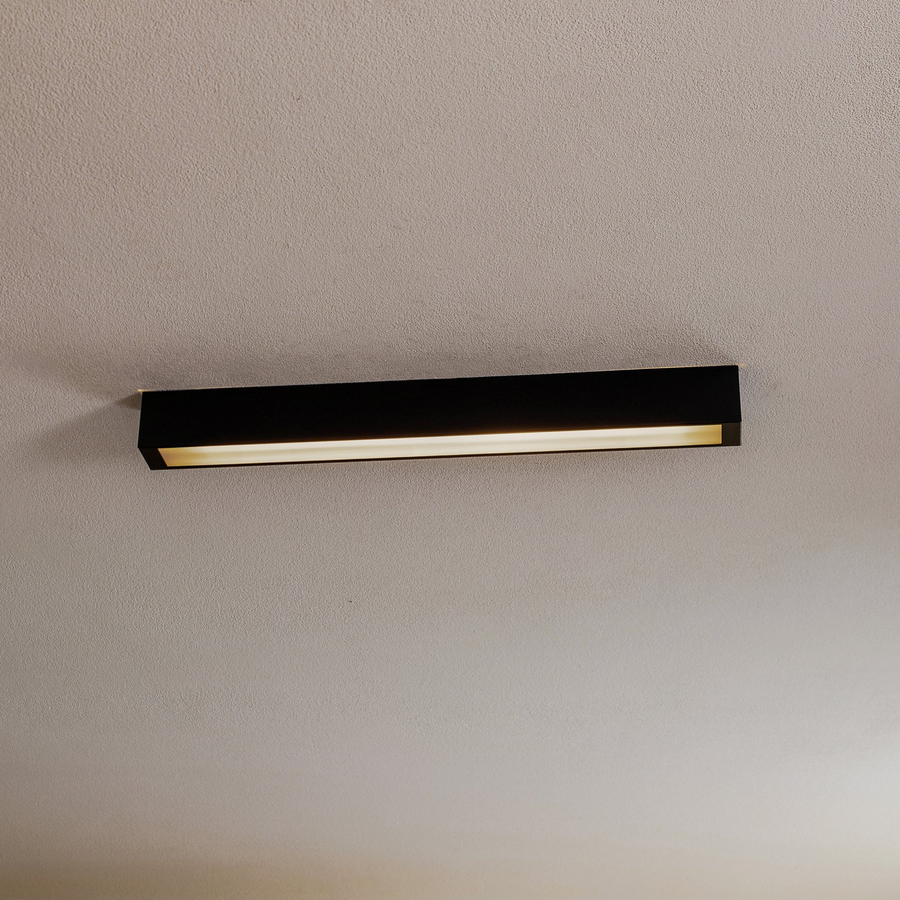 Deckenlampe Straight Deckenleuchte Lampe Leuchte Küchenlampe Schwarz 62 Cm Stahl B-Ware - 5903139759793
