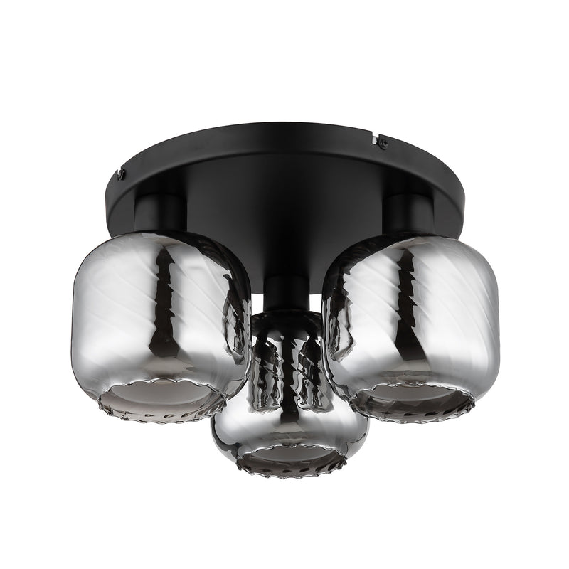 B-Ware Deckenlampe Xia Deckenleuchte Lampe Rauchgrau Glas 37 Cm 3 Flg Siehe Text/Foto - 9007371518142