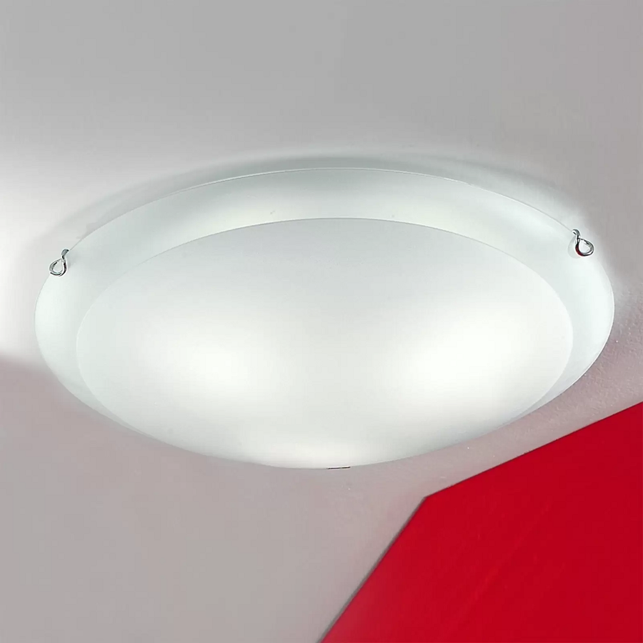 Deckenleuchte Agada Opalglas, Chrom 50 Cm E27 Deckenlampe Lampe Leuchte Spot B-Ware - 9003090184989