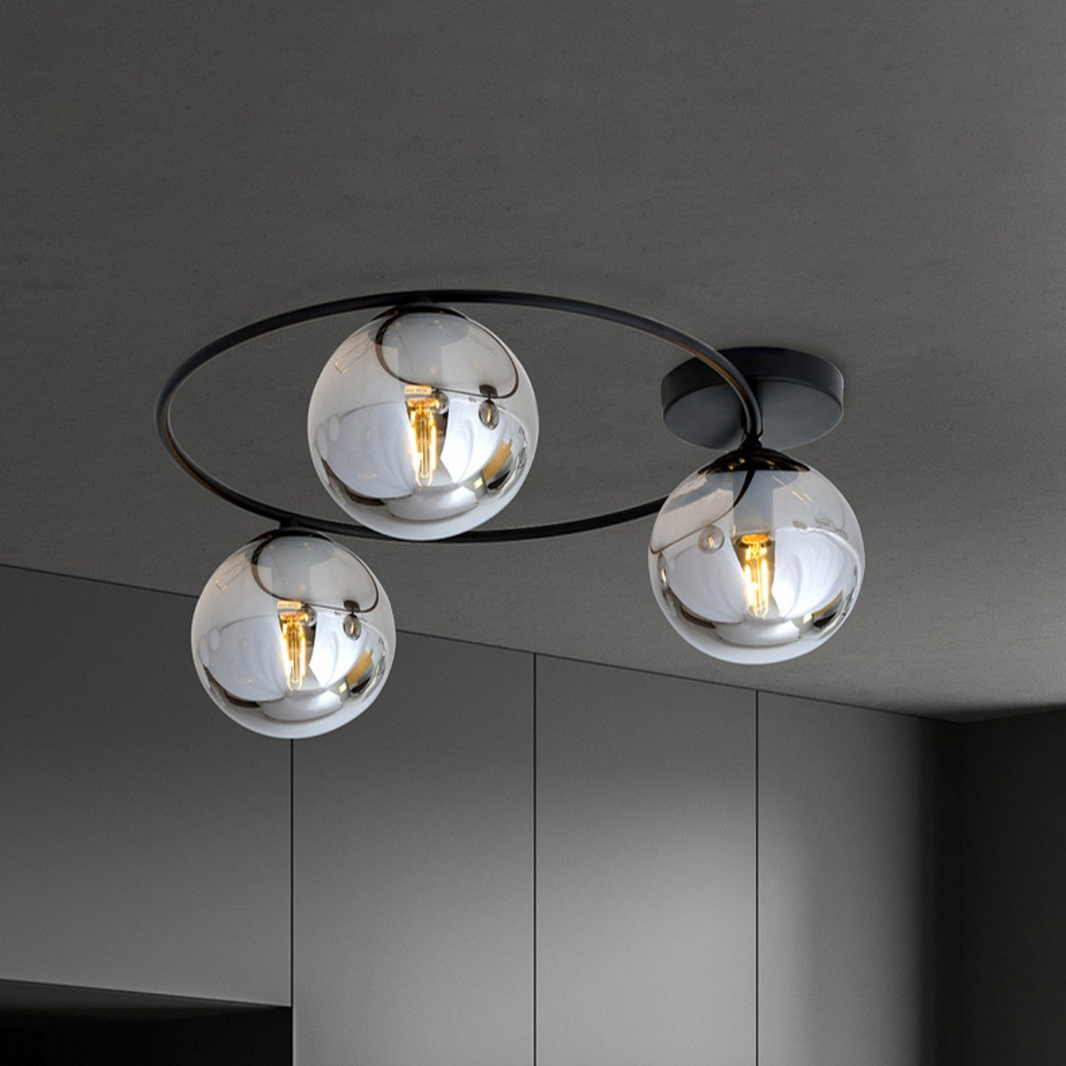 Plafonnier Euluna Ascella, lampe de plafond, luminaire, éclairage de plafond, qualité B 