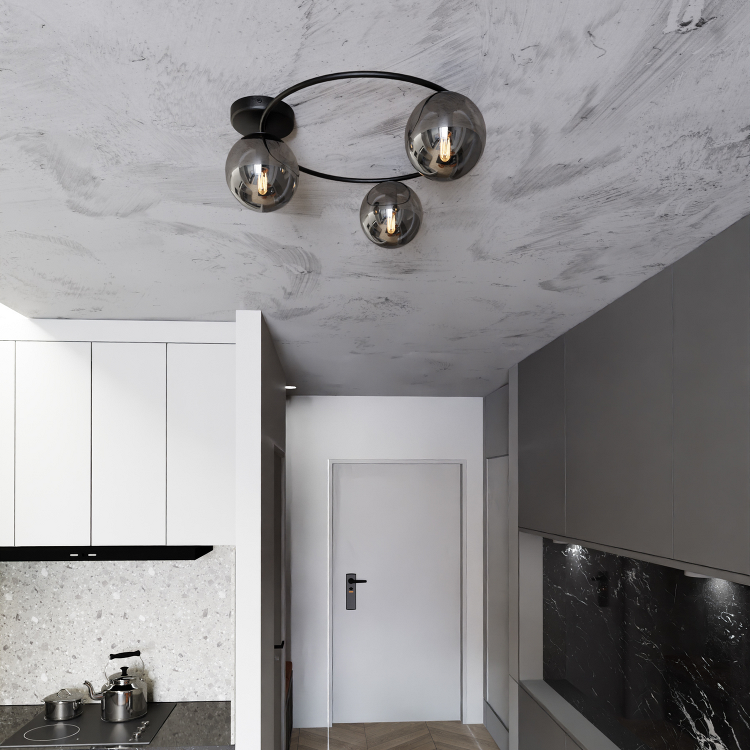Plafonnier Euluna Ascella, lampe de plafond, luminaire, éclairage de plafond, qualité B 