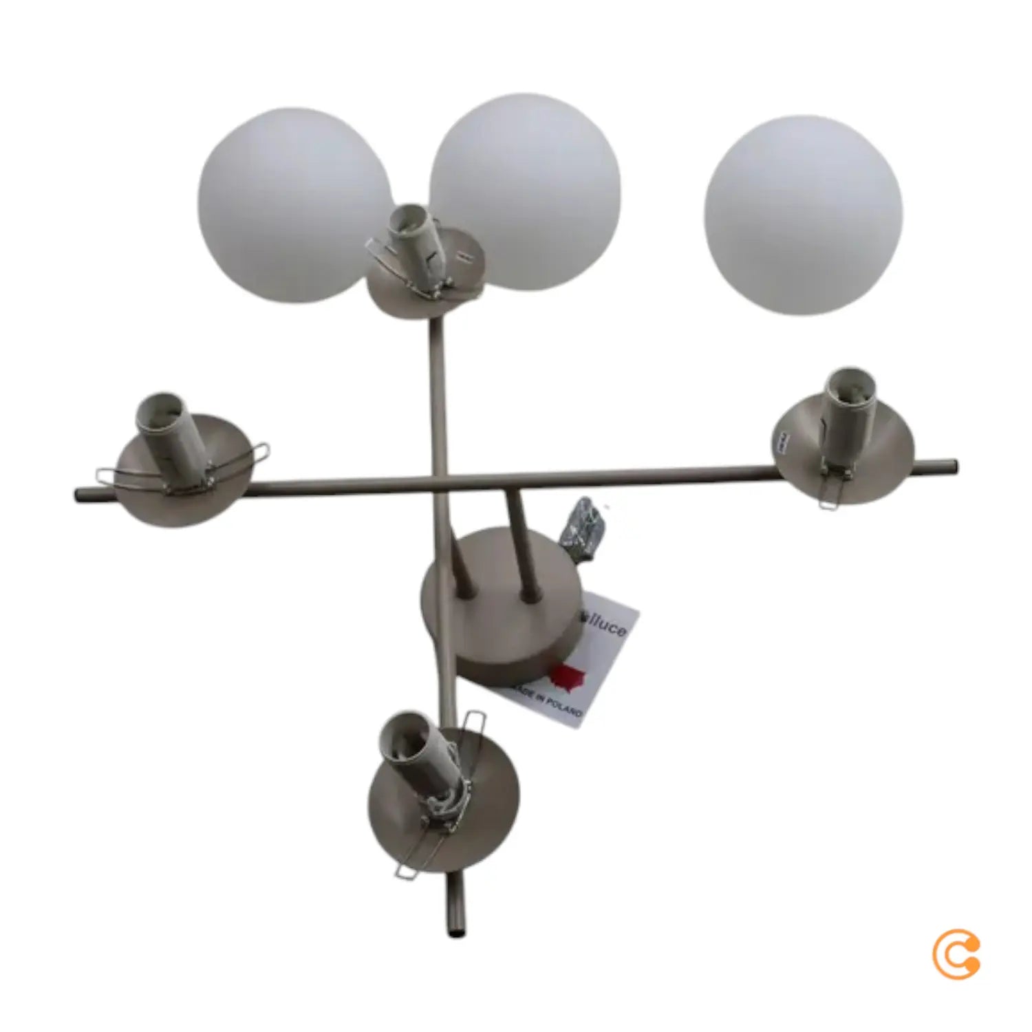 B-Ware Aurora Deckenleuchte Lampe Deckenlampe Beige ø 50 Cm 4 Flammig Siehe Text/Foto - 5905563004197