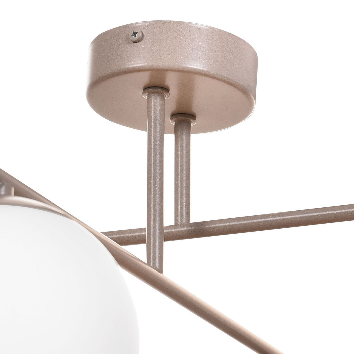 Aurora Deckenleuchte Lampe Deckenlampe beige Ø 50 cm 4 flammig Glas E14 - 5905563004197