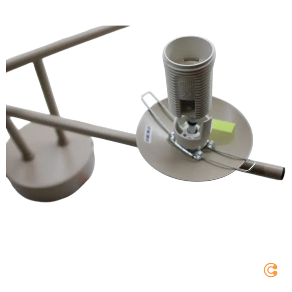 Aurora Deckenleuchte Lampe Deckenlampe beige Ø 50 cm 4 flammig SIEHE TEXT/FOTO - 5905563004197