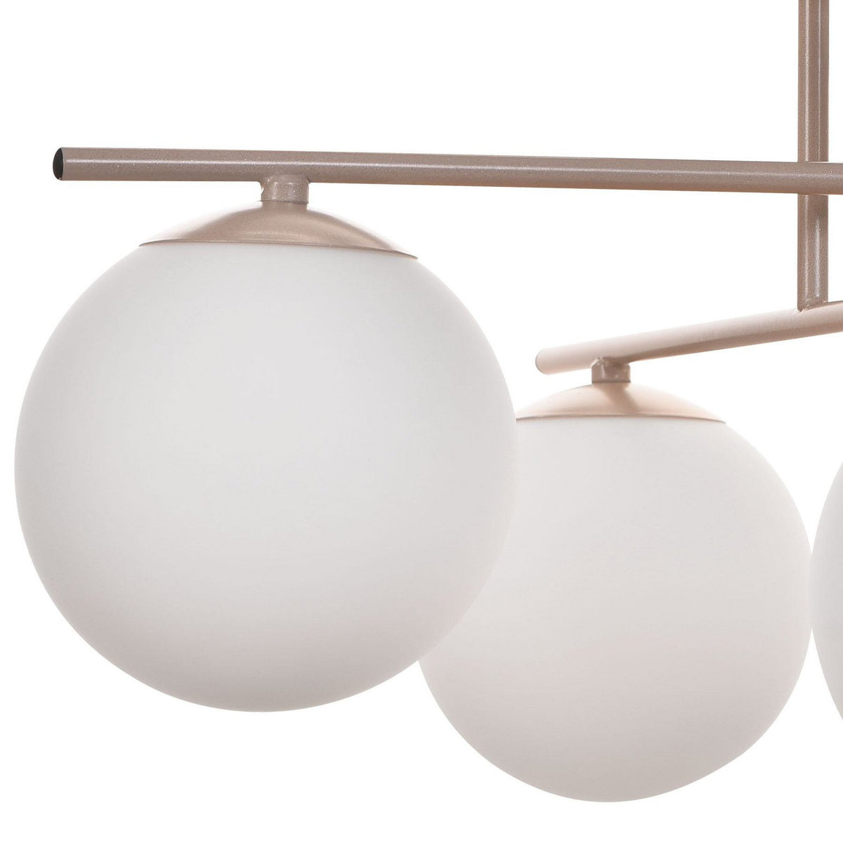 Aurora Deckenleuchte Lampe Deckenlampe beige Ø 50 cm 4 flammig Glas E14 - 5905563004197
