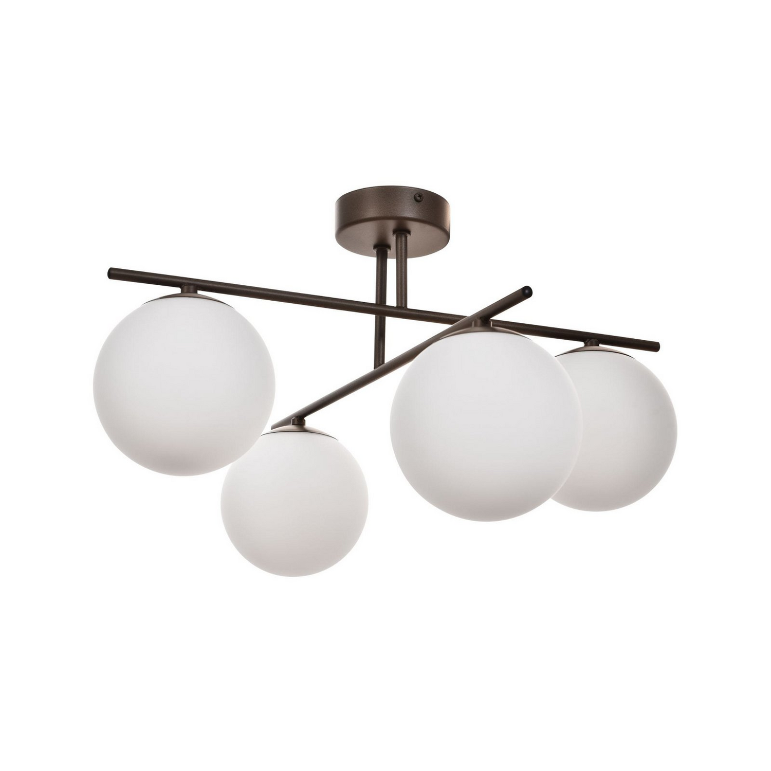 B-Ware Domiluce Deckenleuchte Lampe Aurora Braun Glas ø 50 Cm 4 Flammig E14 Leuchte - 5905563004203