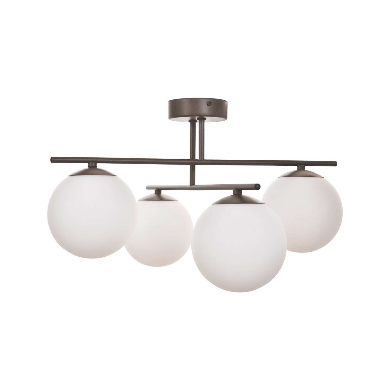 B-Ware Domiluce Deckenleuchte Lampe Aurora Braun Glas ø 50 Cm 4 Flammig E14 Leuchte - 5905563004203