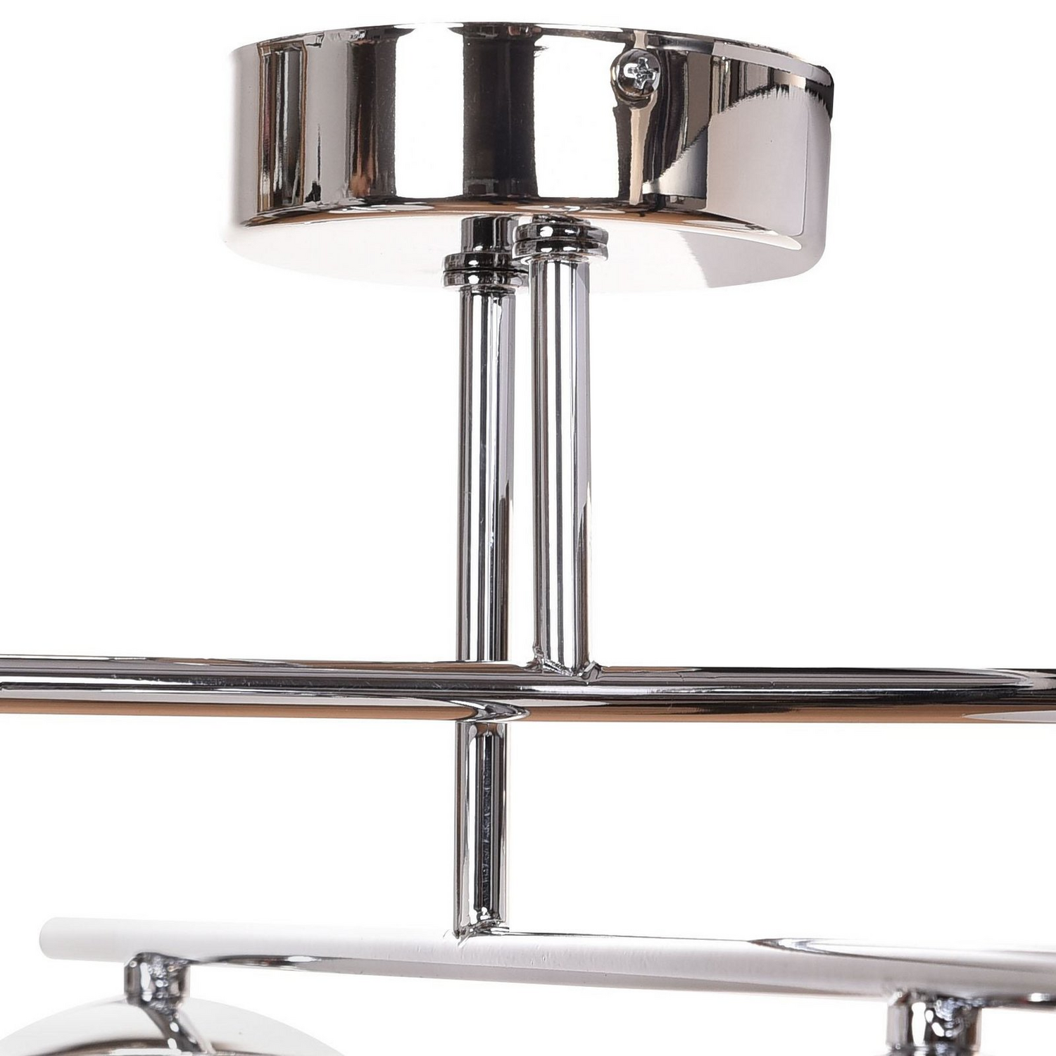 B-Ware Domiluce Aurora Deckenleuchte Lampe Chrom Glas E14 4 Flammig ø 50 Cm Weiß Metall - 5905563002872