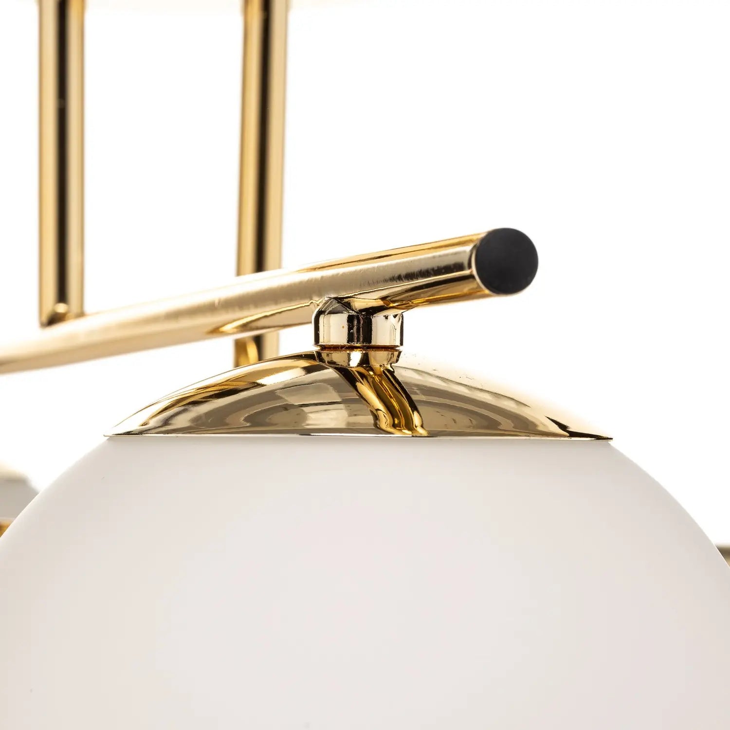 B-Ware Aurora Deckenleuchte Lampe Gold Glas E14 4flg ø50cm Wohnbeleuchtung Dimmbar - 11811126002788