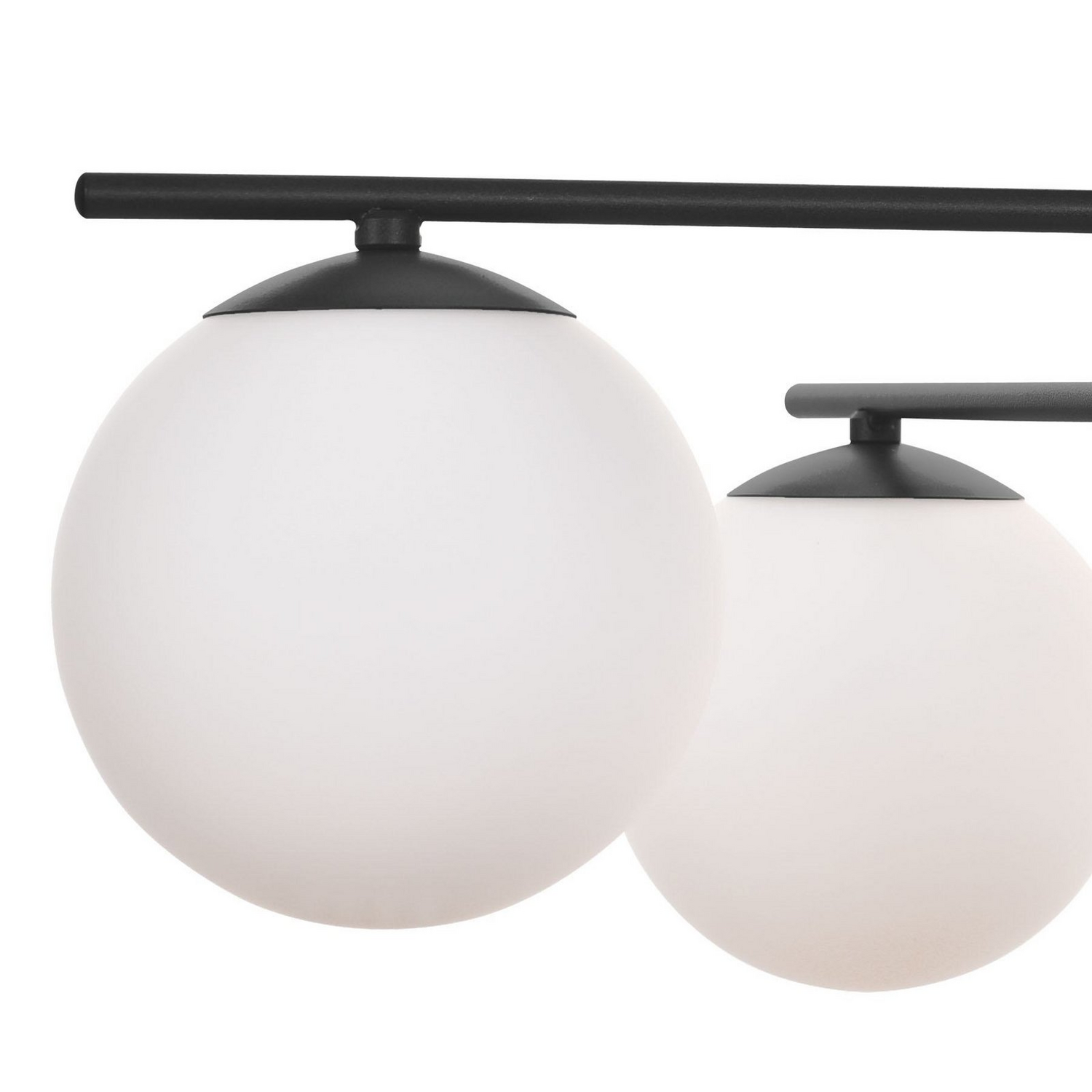 B-Ware Aurora Deckenleuchte Lampe Schwarz Glas ø 50 Cm 4 Flammig E14