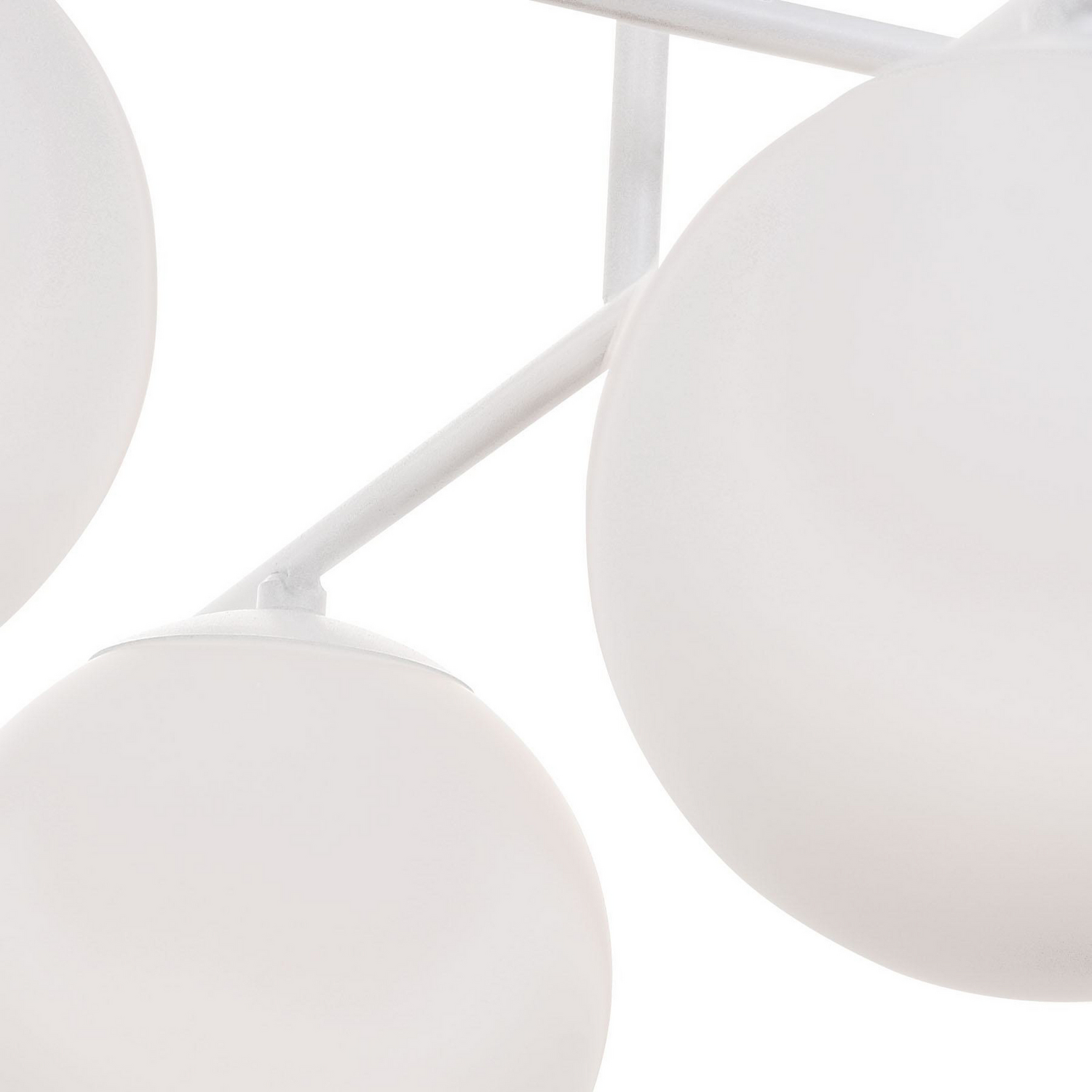 B-Ware Deckenleuchte Aurora Lampe Beleuchtung Weiß ø 50 Cm 4 Flammig Glas E14 - 5905563004180