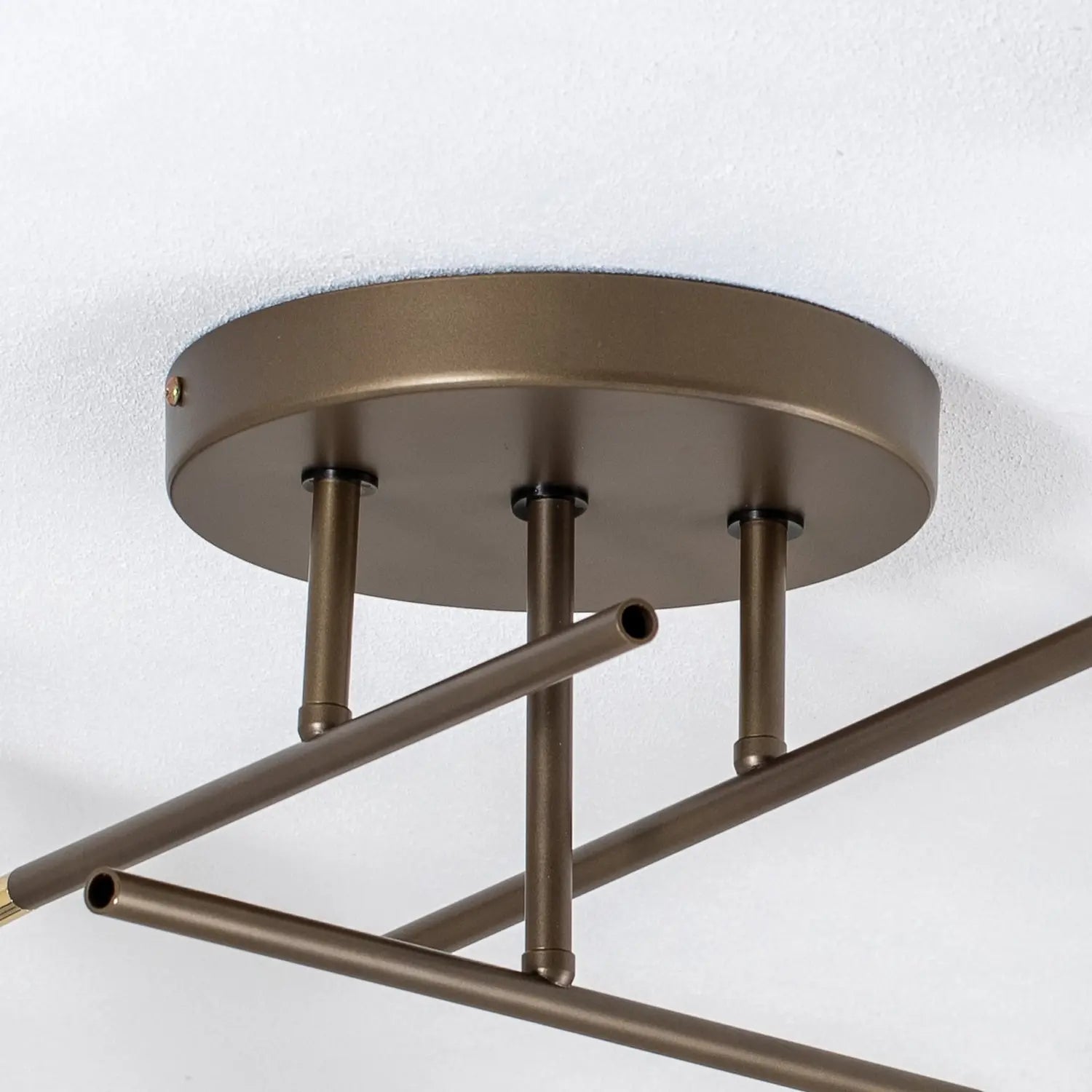 B-Ware Deckenleuchte Lampe Axion Deckenlampe 3 Flg Leuchte Led Titanfarben Stahl  - 5907812622671