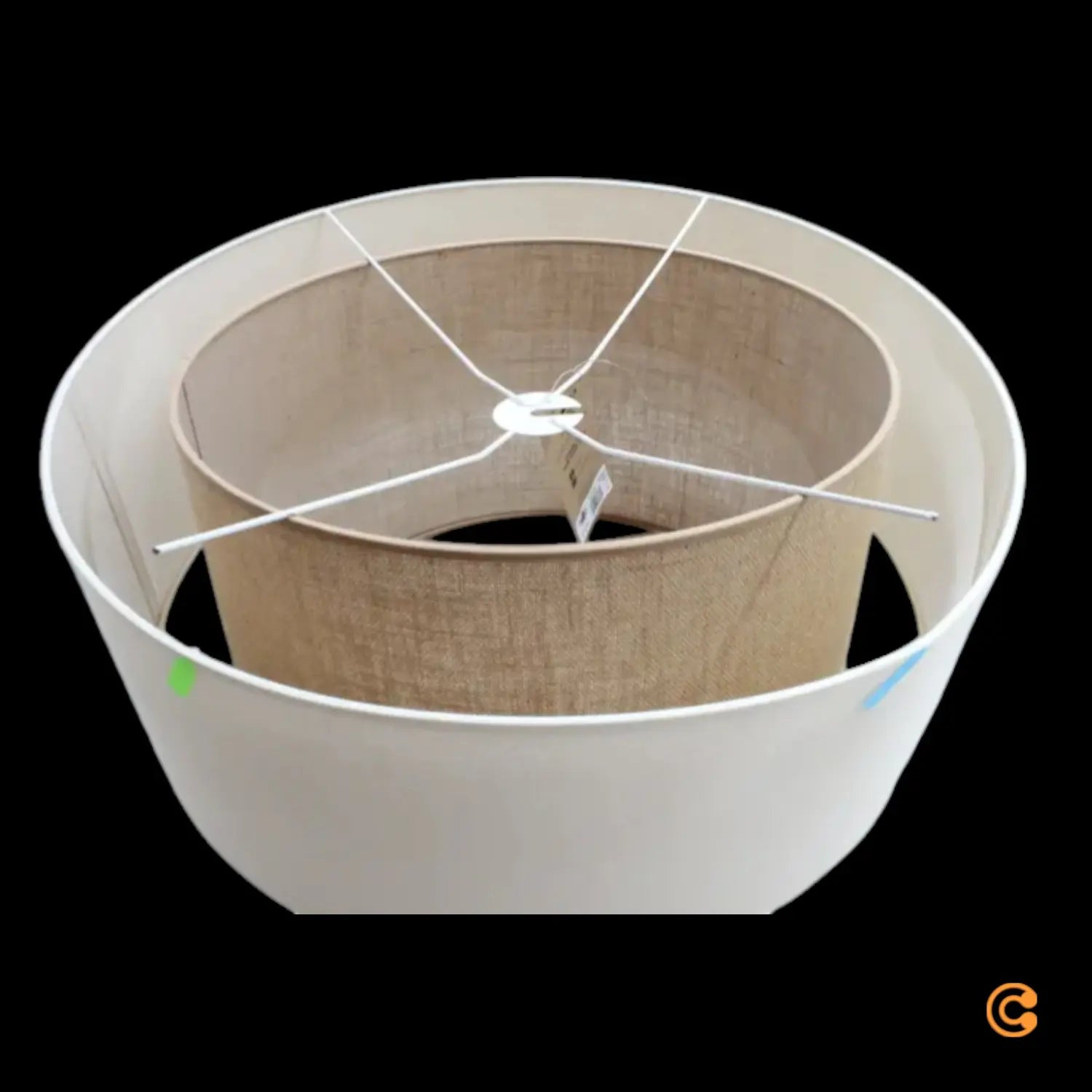 C-Ware Duolla Deckenlampe Boho Deckenlampe Deckenlicht E27 Ecru Jute Siehe Text/Foto - 5903689189651