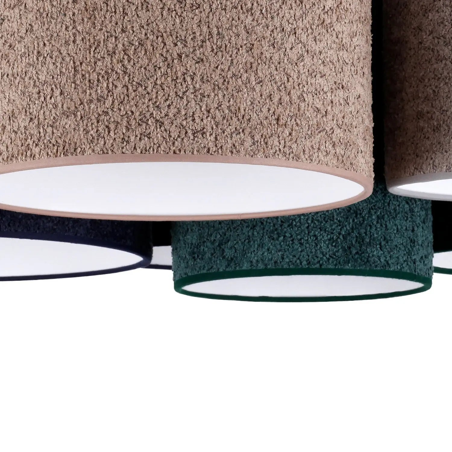 B-Ware Euluna Deckenleuchte Boucle 6fl Blau/Grün/Cappuccino/Grau741 - 5905317600668