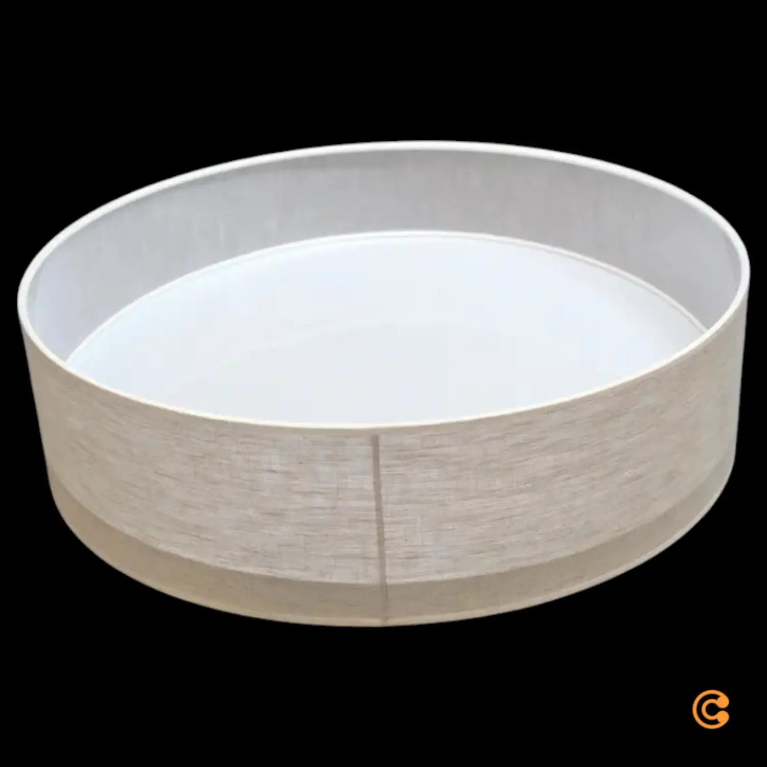 B-Ware Euluna Deckenlampe Deckenlampe Lampe Leuchte Canvas Beige 48cm Siehe Text/Foto - 5904496510393