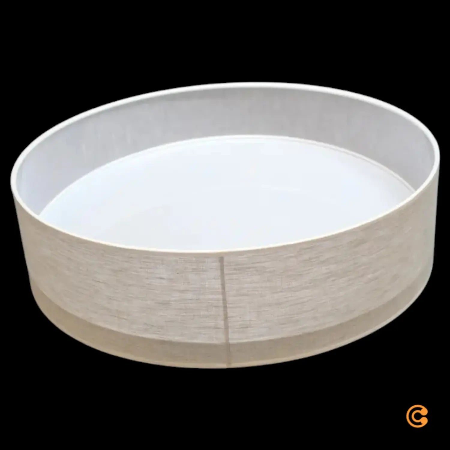 B-Ware Euluna Deckenlampe Deckenlampe Lampe Leuchte Canvas Beige 48cm Siehe Text/Foto - 5904496510393