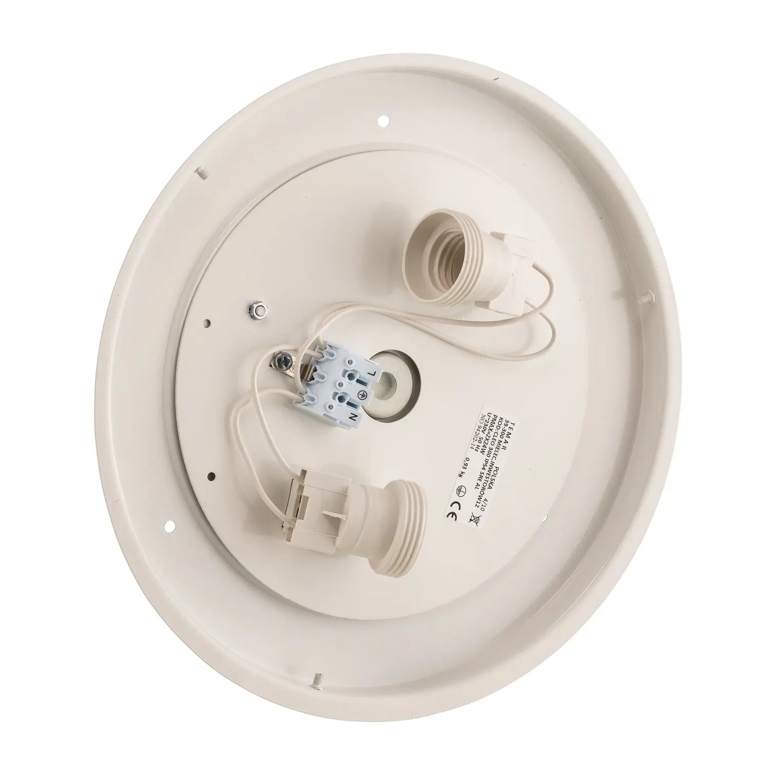 B-Ware Temar Lighting Deckenleuchte Cleo 300 Ip54 ø 30 Cm Weiß E27 Deckenlampe E27 - 5907623619839