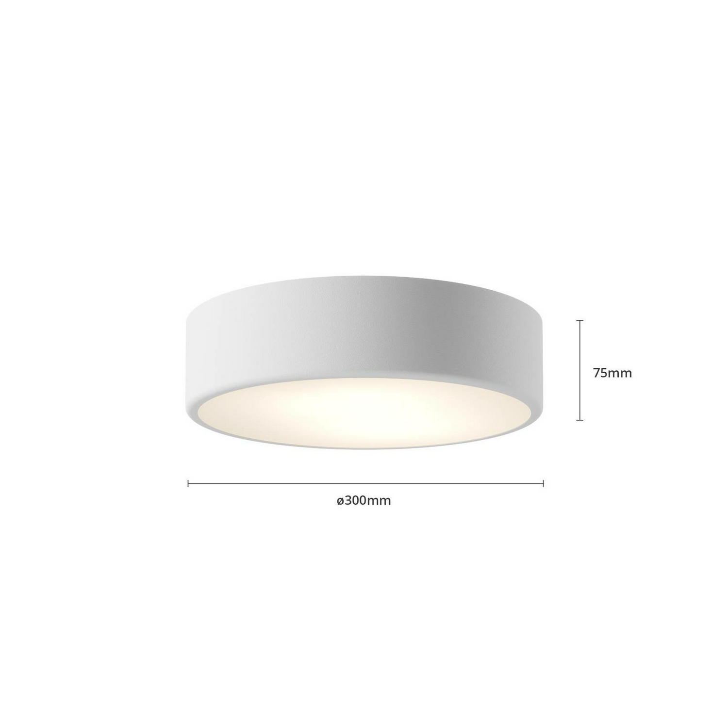 B-Ware Euluna Deckenlampe Cleo Wohnzimmerlampe Esszimmer Deckenlampe E27 ø 30 Cm Weiß