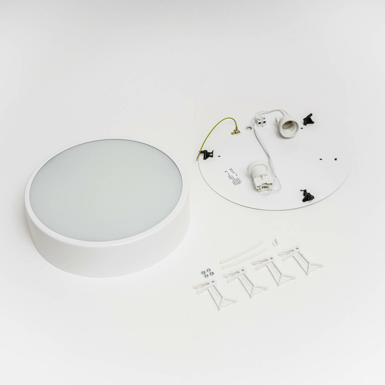 B-Ware Euluna Deckenlampe Cleo Wohnzimmerlampe Esszimmer Deckenlampe E27 ø 30 Cm Weiß