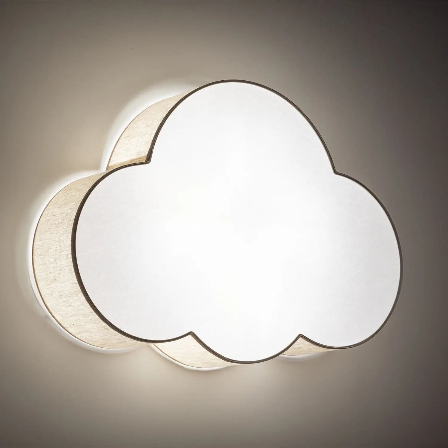 B-Ware Deckenleuchte Lampe Wolke Cloud Textil Beige 63 Cm E27141 - 5901780543365