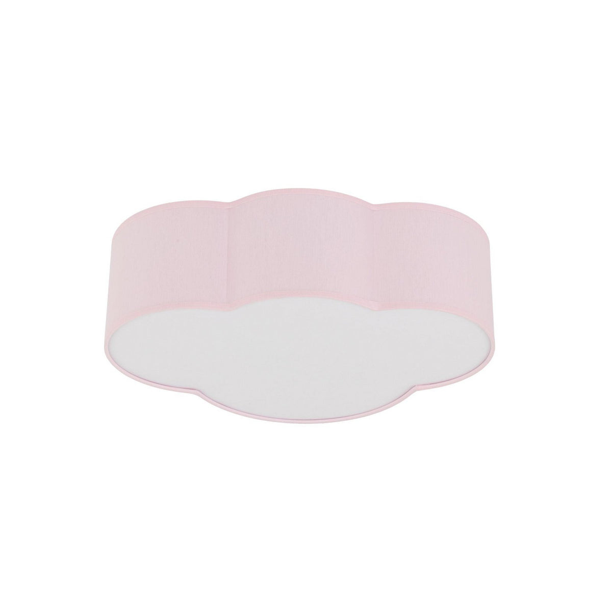 TK Lighting Deckenleuchte Cloud, rosa, 43 cm lang, Textil, Wolke, E27 - 5901780560751