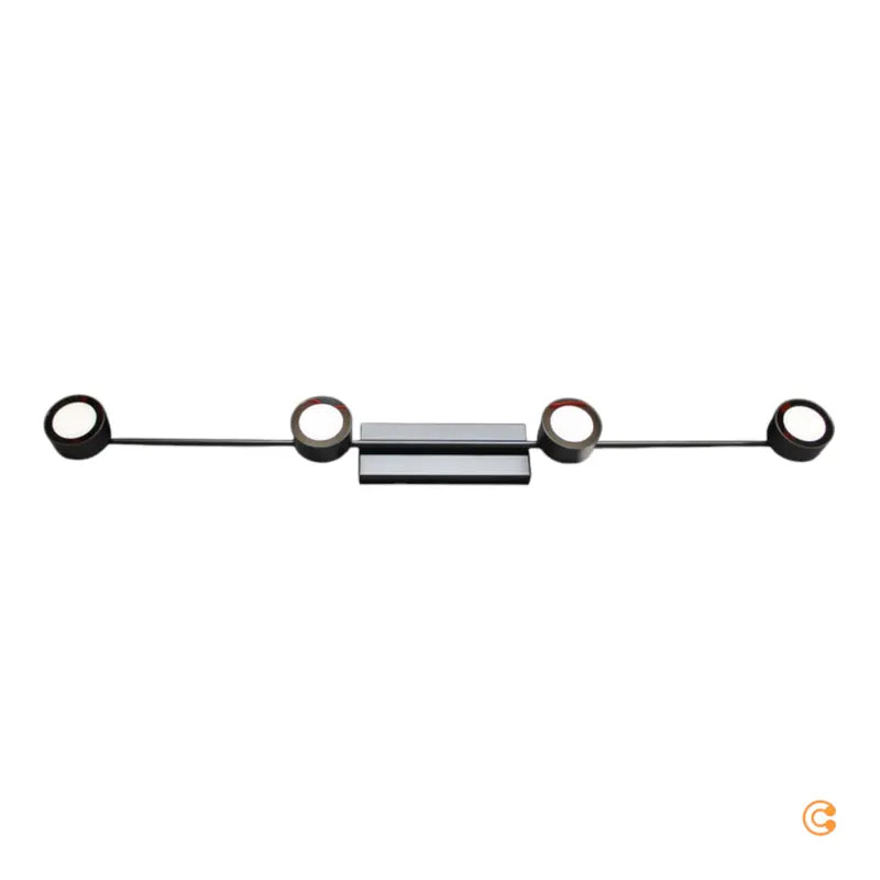 Nordlux Deckenleuchte Lampe Clyde LED vierflammig dimmbar schwarz - 5704924012259