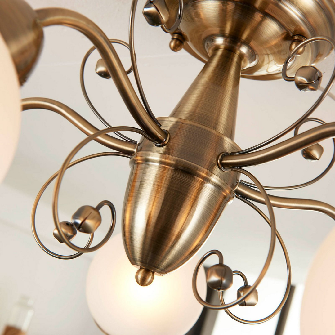 Lindby Deckenlampe Corentin Wohnzimmerleuchte Deckenlampe Dekoleuchte E14 Lampe  B-Ware - 4251096517118
