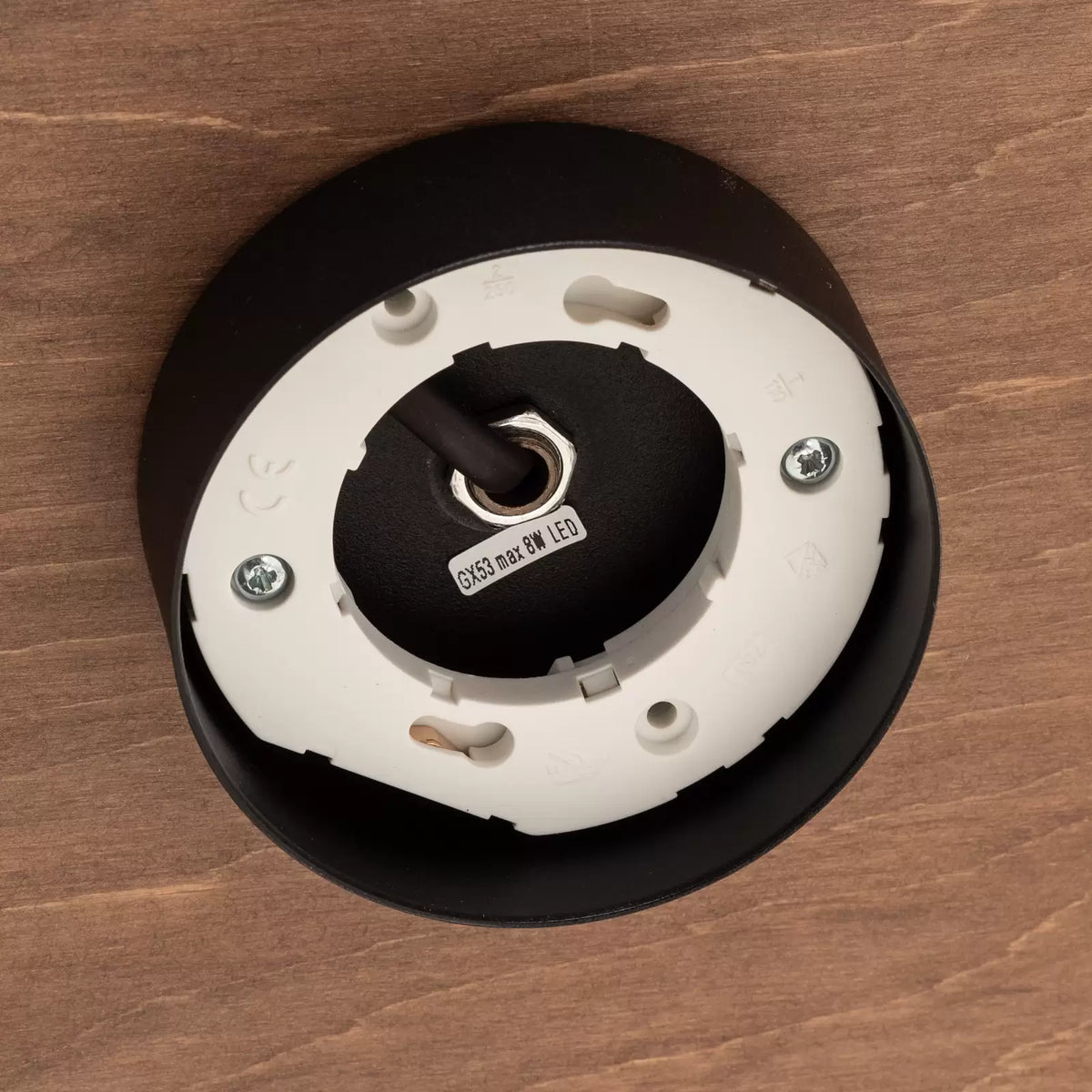 Nowodvorski Lighting Deckenleuchte Disk mit Holzelementen GX53 SIEHE TEXT - 5903139764490