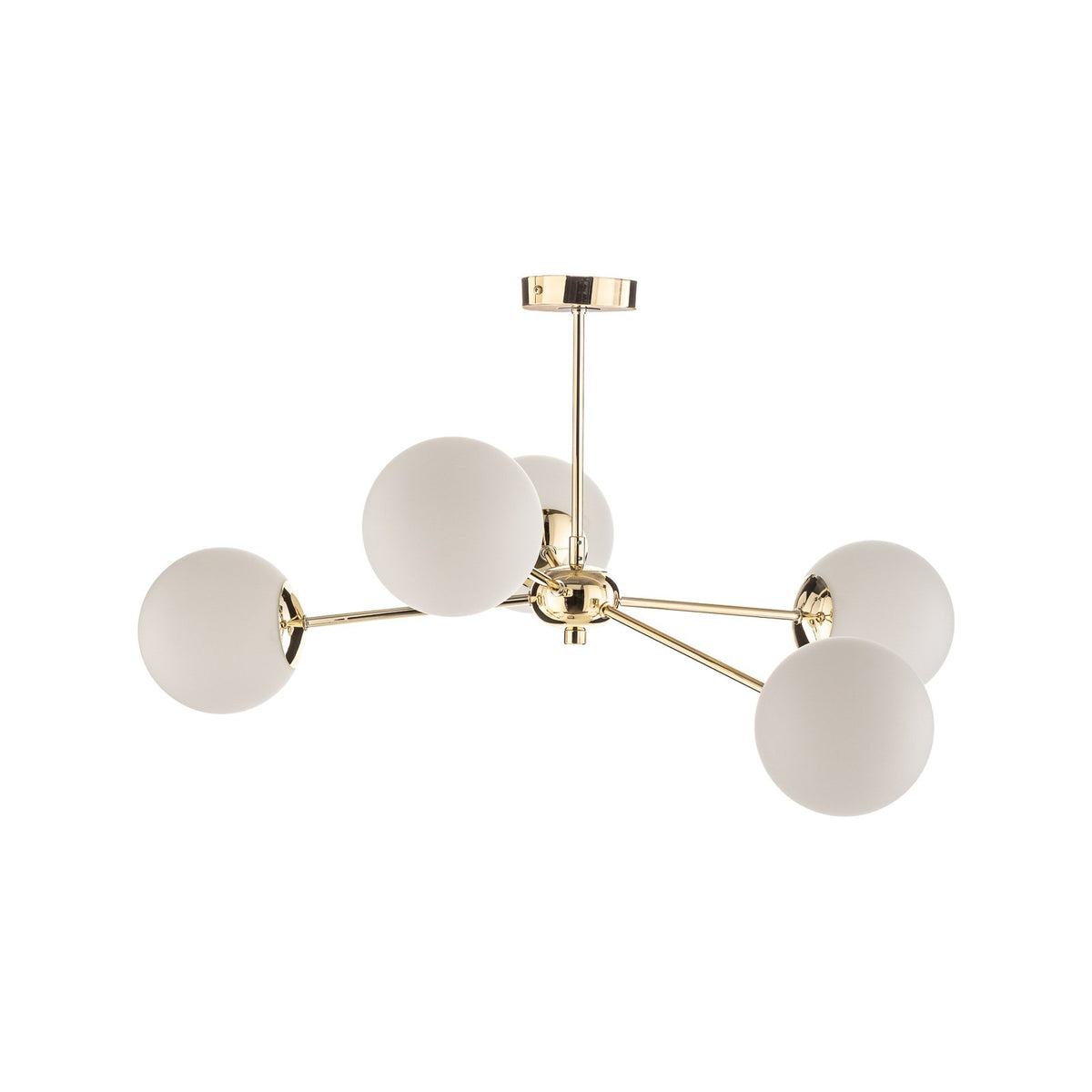 Euluna Deckenleuchte Dori fünfflammig gold Deckenlampe Lampe Leuchte Spot Licht - 4255830900075