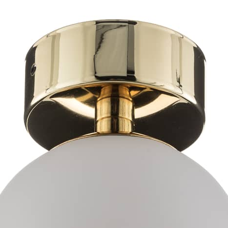 B-Ware Argon Deckenleuchte Fatis Deckenlampe Lampe Leuchte Opalglas Messing Dimmbar  - 5902553220575