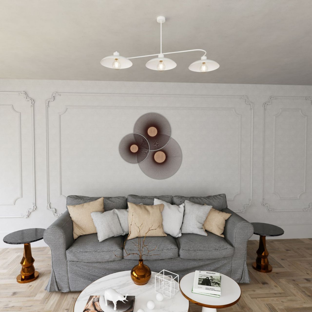 Kaja Kaja Deckenleuchte Foster Hängeleuchte Deckenlampe 113cm Weiß Metall E27 B-Ware - 5901738929685