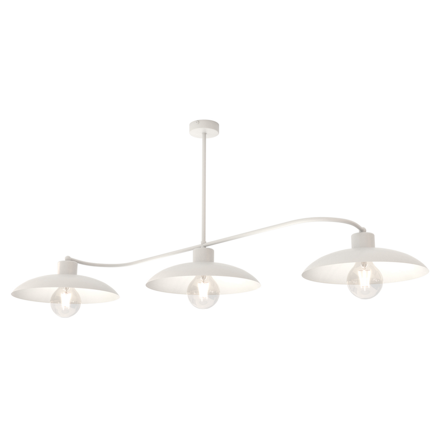 Kaja Kaja Deckenleuchte Foster Hängeleuchte Deckenlampe 113cm Weiß Metall E27 B-Ware - 5901738929685