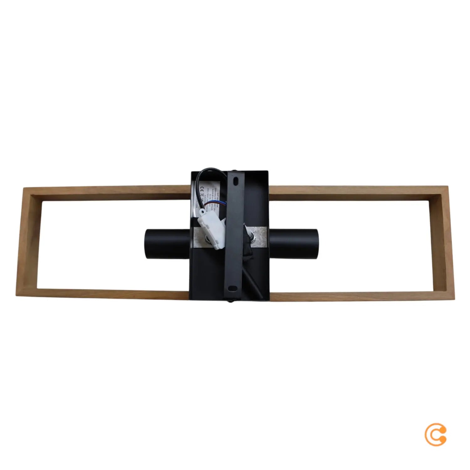 B-Ware Just Light Deckenleuchte Lampe Leuchte Just Light Frame Braun Schwarz Holz 2flg - 4043689983116