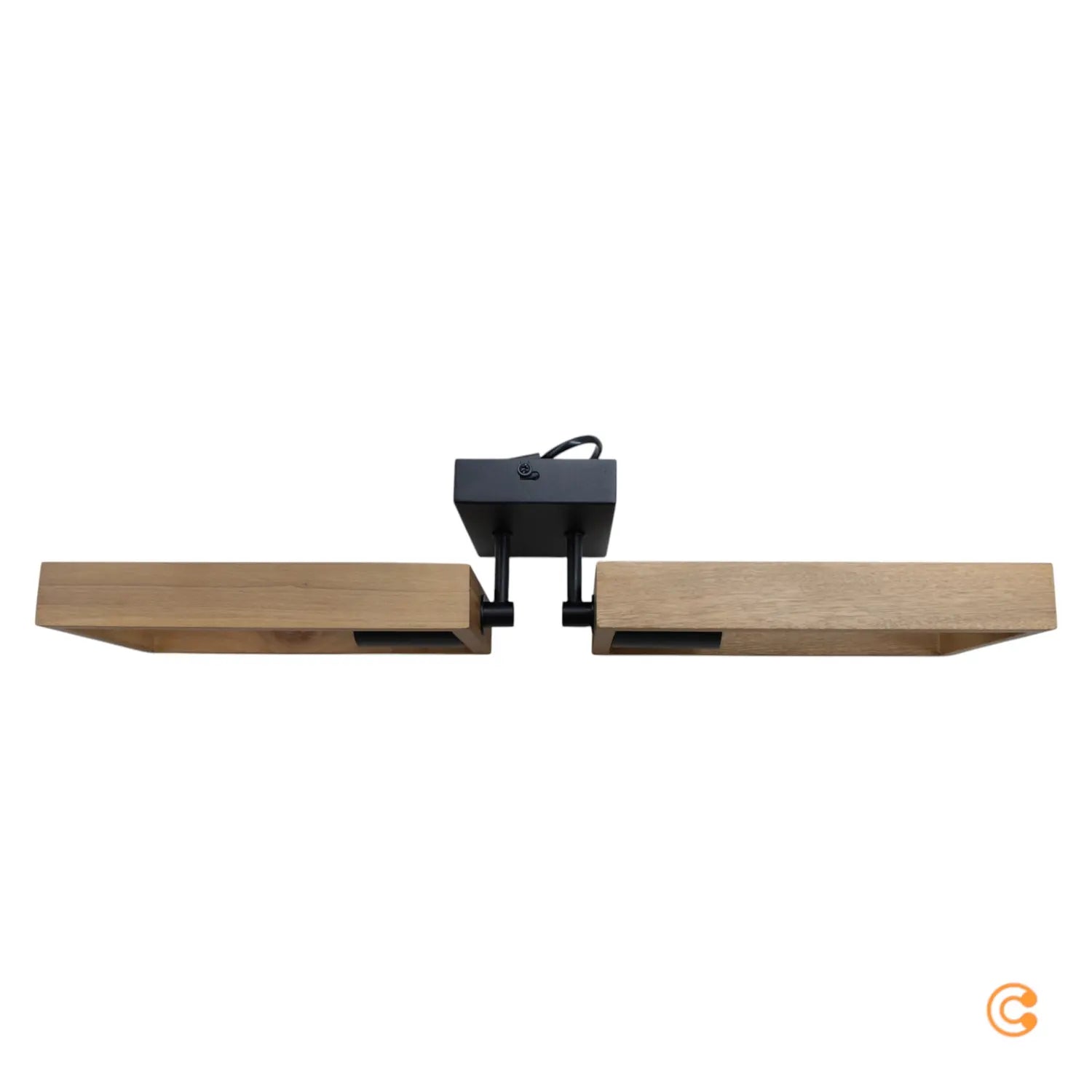 B-Ware Just Light Deckenleuchte Lampe Leuchte Just Light Frame Braun Schwarz Holz 2flg - 4043689983116