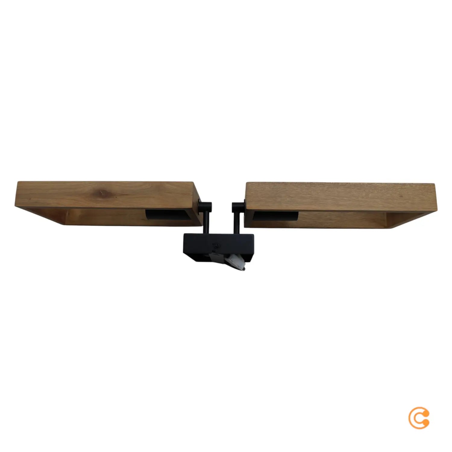 B-Ware Just Light Deckenleuchte Lampe Leuchte Just Light Frame Braun Schwarz Holz 2flg - 4043689983116