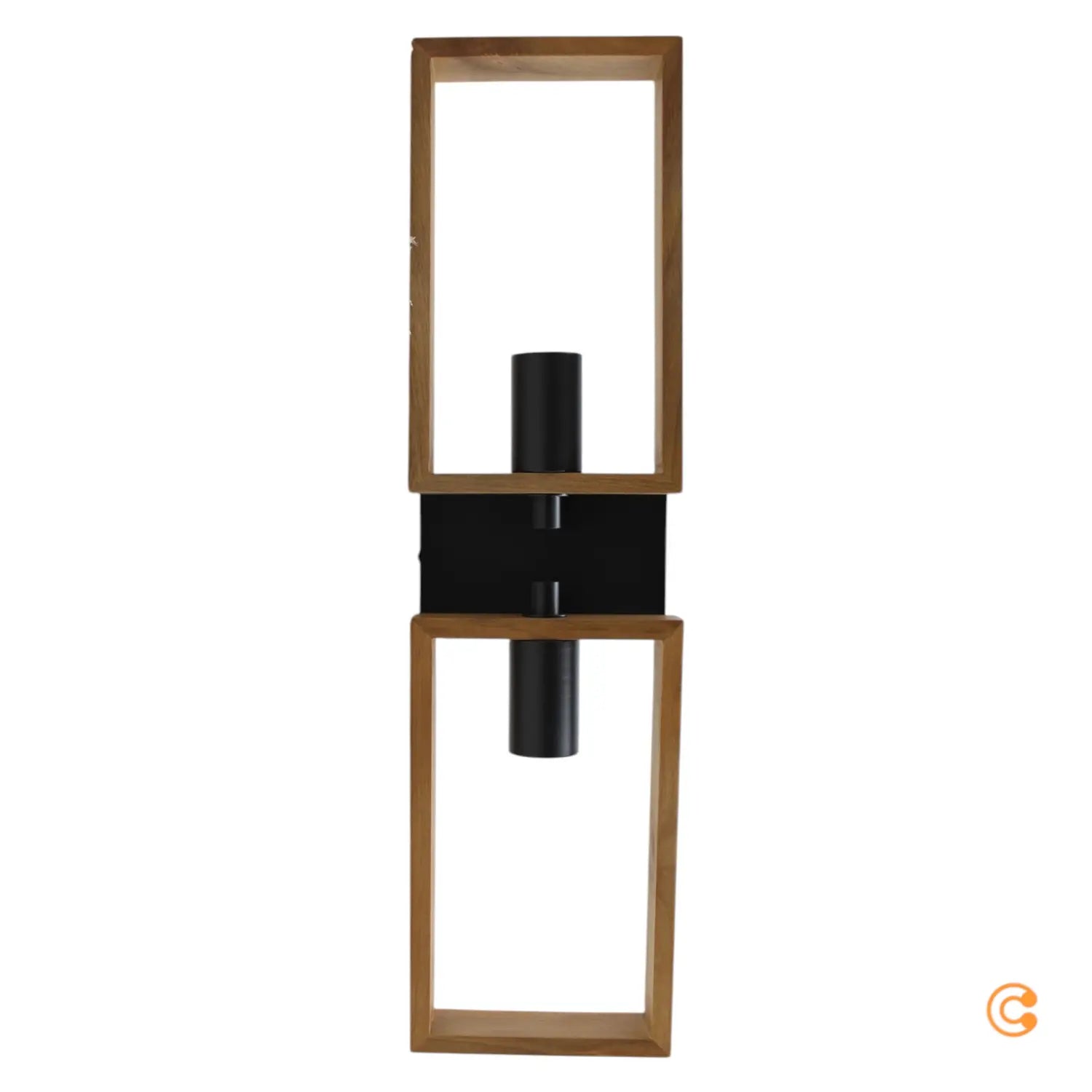 B-Ware Just Light Deckenleuchte Lampe Leuchte Just Light Frame Braun Schwarz Holz 2flg - 4043689983116