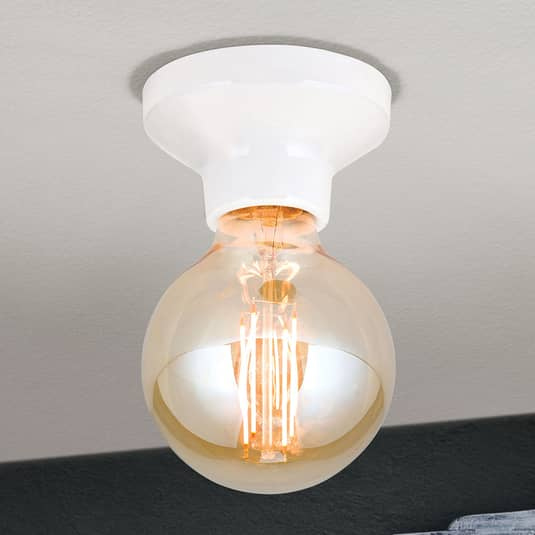 B-Ware Deckenleuchte Frost Deckenlampe Lampe Leuchte Aus Keramik Retro E27 2 Stück - 9003090270040