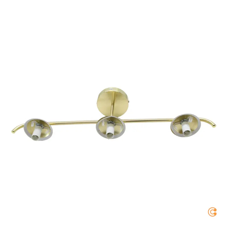 Nordlux Deckenleuchte Lampe Grant Messing dreiflammig E14 Metall Glas dimmbar656 - 5704924001147