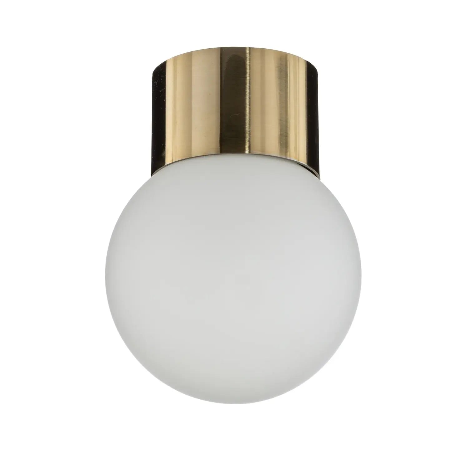 B-Ware Deckenleuchte Lampe Hotel Mood 1 Glas Stahl Gold Weiß G9 Glasleuchte - 5902846817307
