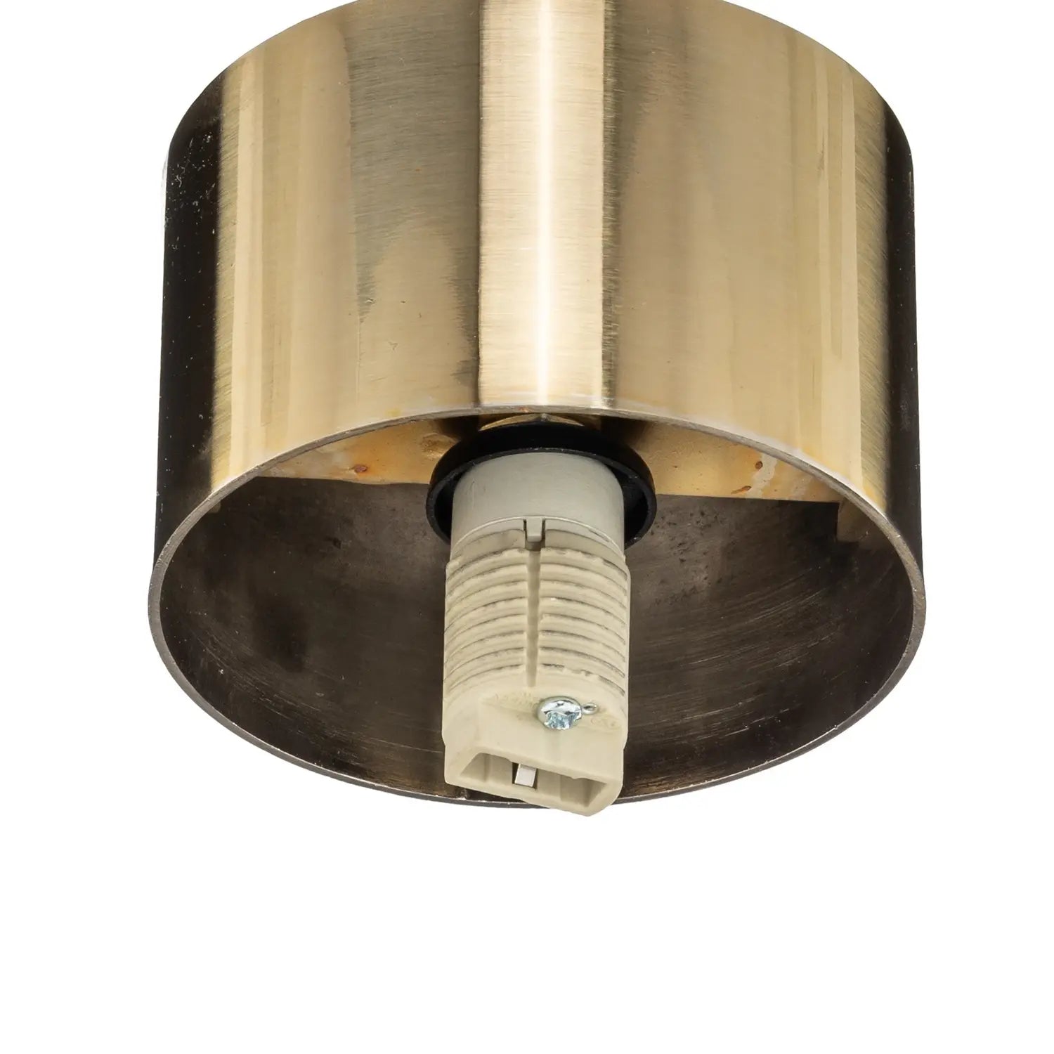 B-Ware Deckenleuchte Lampe Hotel Mood 1 Glas Stahl Gold Weiß G9 Glasleuchte - 5902846817307