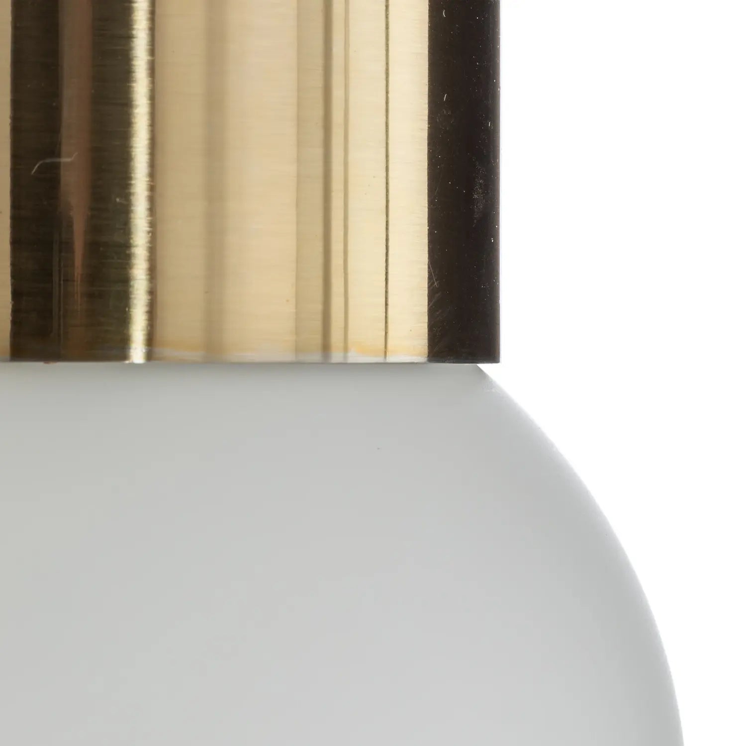 B-Ware Deckenleuchte Lampe Hotel Mood 1 Glas Stahl Gold Weiß G9 Glasleuchte - 5902846817307