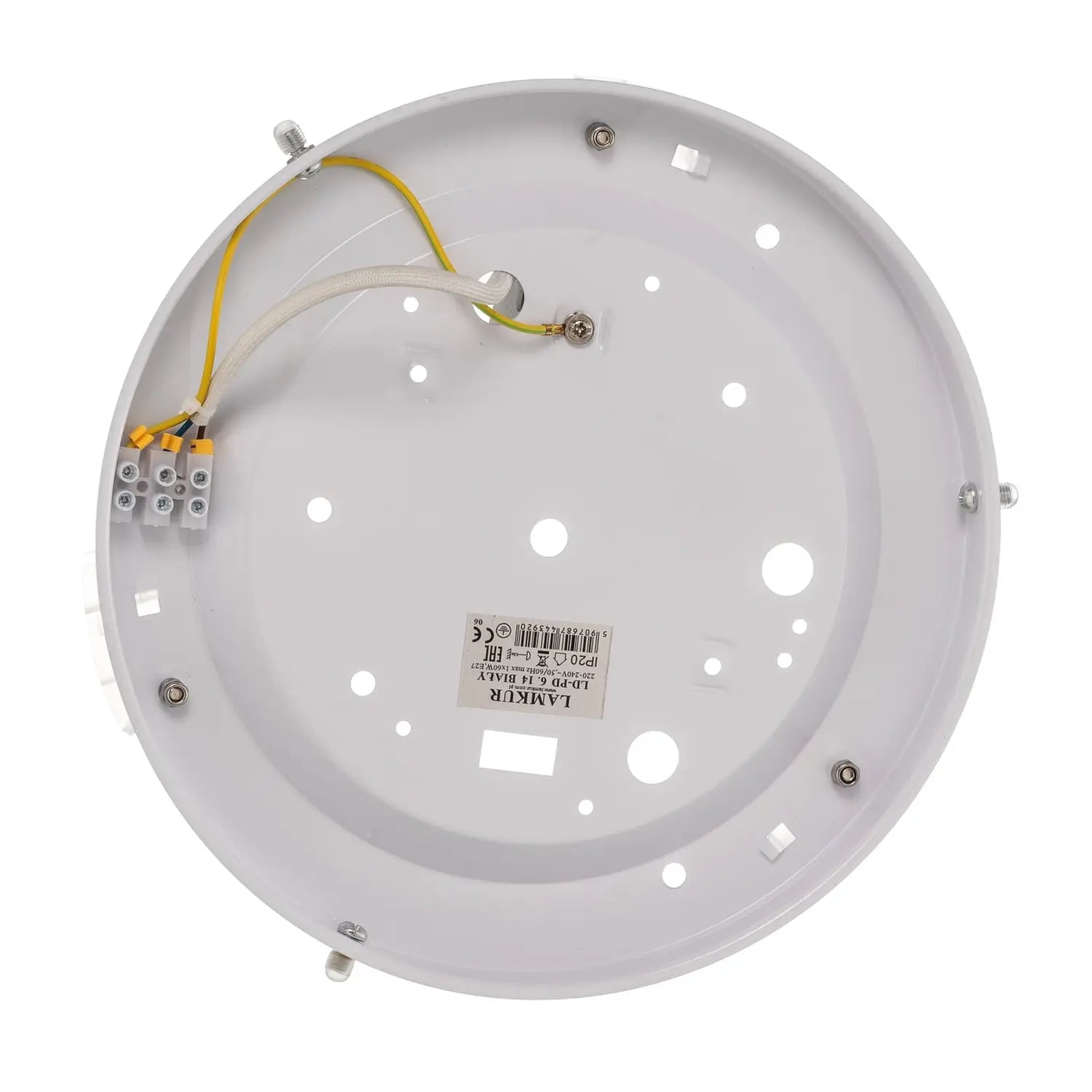B-Ware Deckenleuchte Jaris Deckenlampe Glas Leuchte Lampe Gold Dimmbar E27 Led ø 26 Cm - 5907687444293