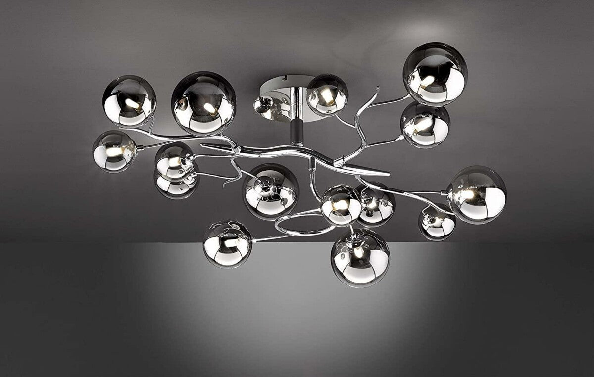 Wofi Deckenlampe Jasmine Deckenlampe Lampe Leuchte Wohnzimmerlampe Glaskugeln - 4003474383279