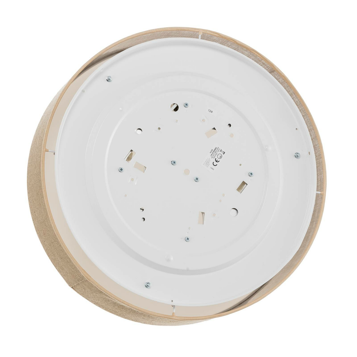 B-Ware Euluna Deckenlampe Deckenleuchten Lampen Leuchte Jute Mit Beigem Schirm ø 48 Cm  - 5903839983306