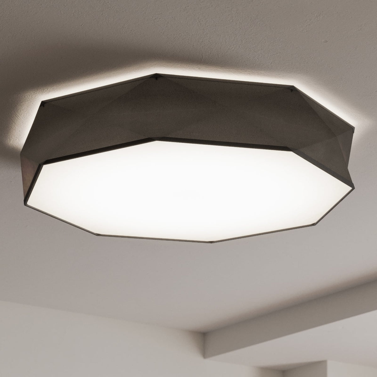 Euluna Deckenlampe Deckenlampe Lampe Leuchte Kantoor New Ø 88cm schwarz - 5901780542276
