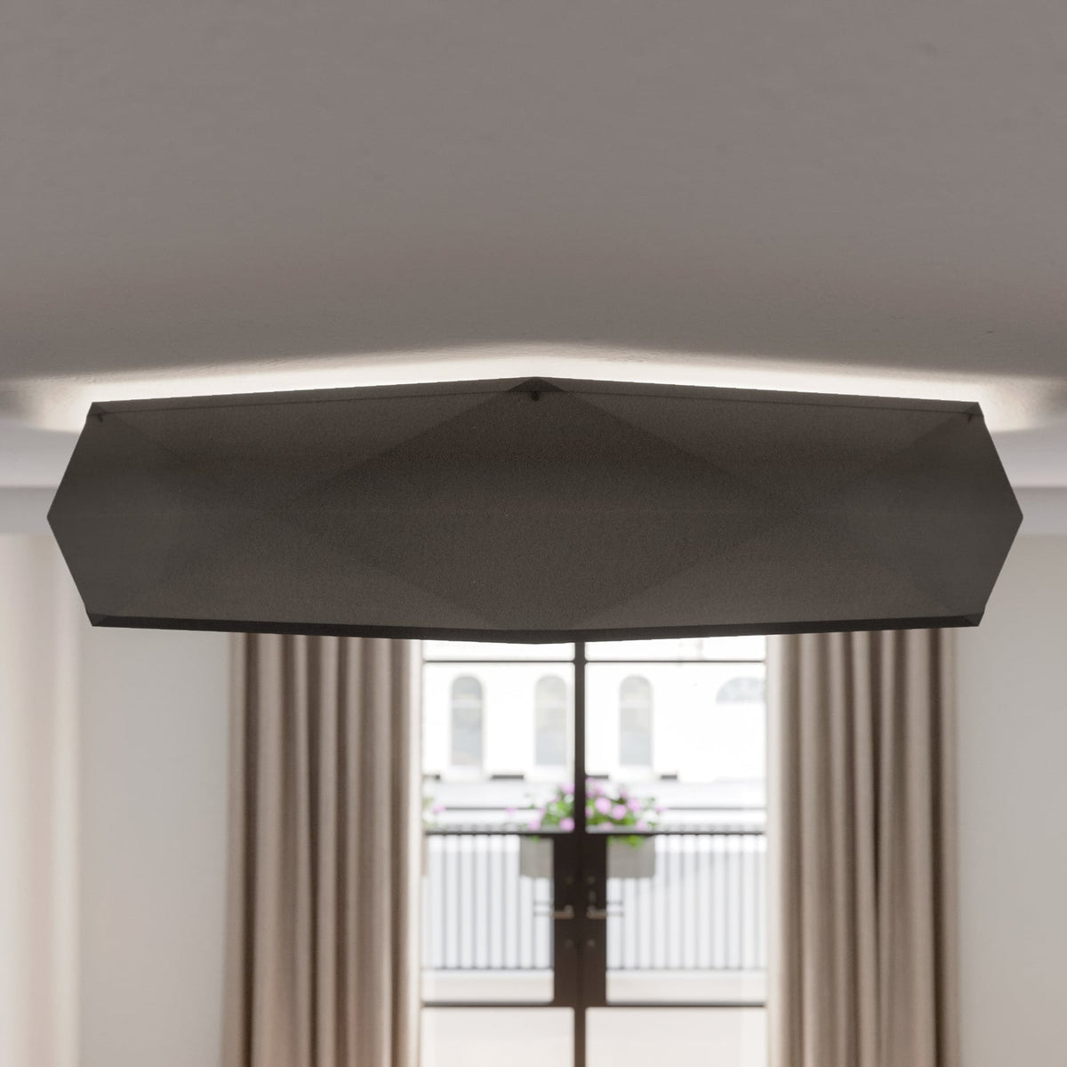 Euluna Deckenlampe Deckenlampe Lampe Leuchte Kantoor New Ø 88cm schwarz - 5901780542276