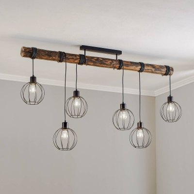 Britop Karou Deckenleuchte 6 Flammig Deckenlampe Lampe Pendelleuchte Pendellampe B-Ware - 5903839985133