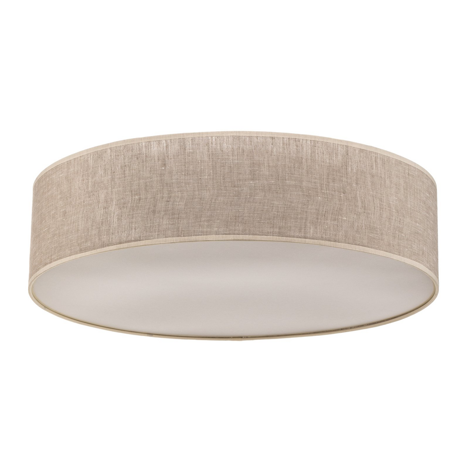 B-Ware Eko Light Deckenleuchte Leano Lampe Leuchte E27 Grau Rund Leinen Siehe Text/Foto - 5902693774990